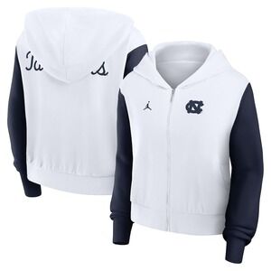 NWT-Nike WOMEN's North Carolina Tar Heels Jordan Full Zip Hoodie-Size L *Read*